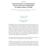 El derecho humano al medioambiente: Nuevos avances en su comprensión en América Latina y el Caribe